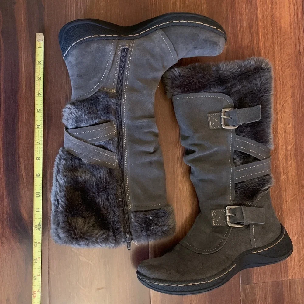 🌿SALE🌿GH BASS & Co. Leather Winter Boots Sz 6.5